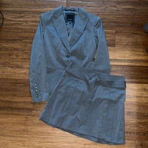 The Limited Grey Suit Blazer and Skirt sz 4